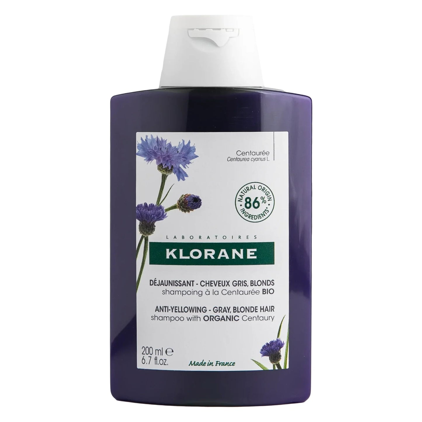 Klorane Centaury Silver Highlights Shampoo 200ml