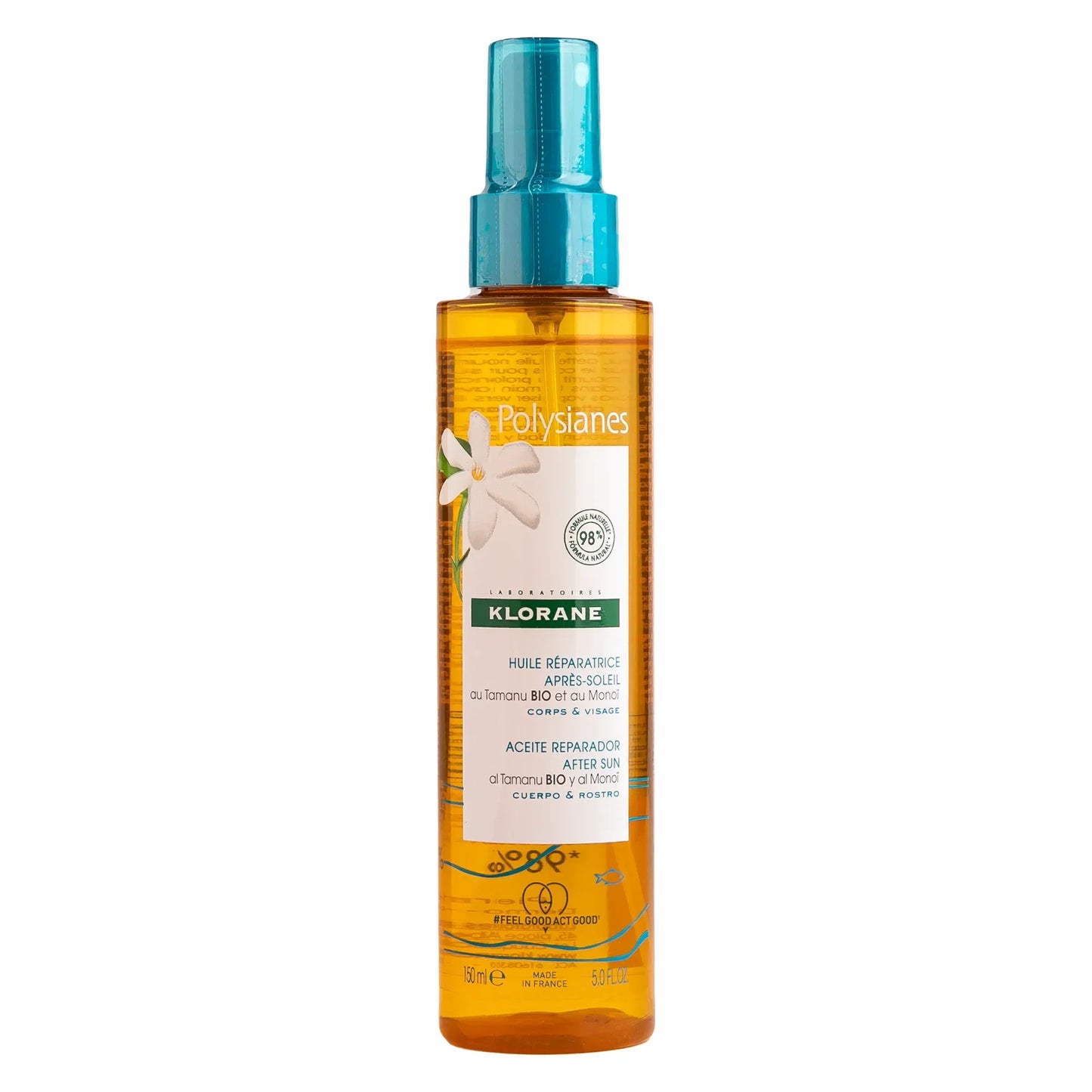 Klorane Polysianes After-Sun Repair Oil for Body and Face 150ml