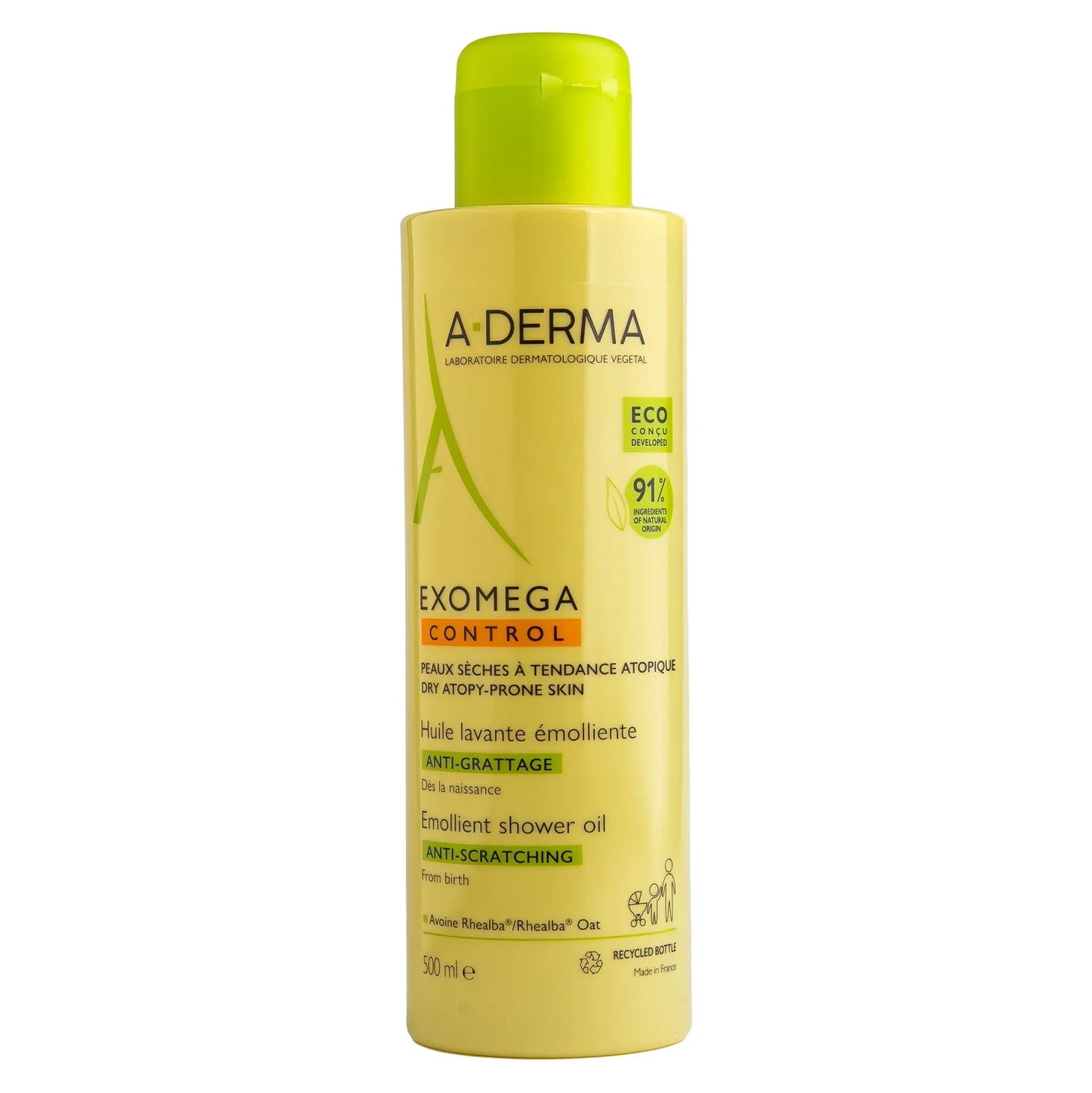 A-derma Exomega control Emollient Shower Oil 500ml