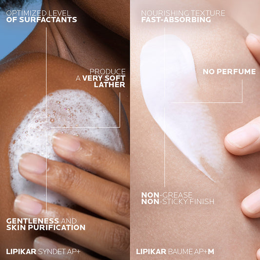 La Roche Posay Lipikar Baume AP+M Moisturising Body Balm For Dry & Eczema-Prone Skin, 200ml