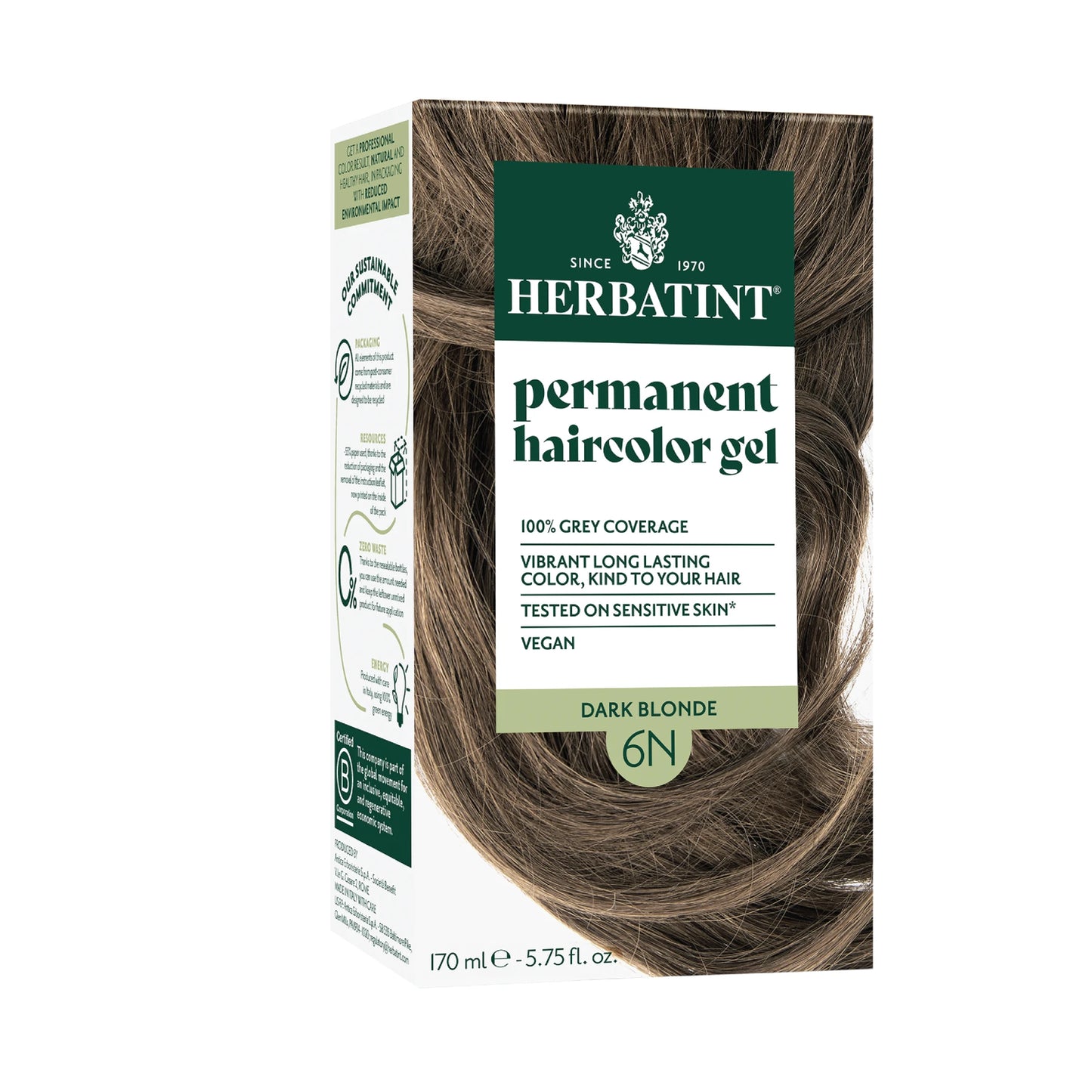 Herbatint Dark Blonde 6n 150ML