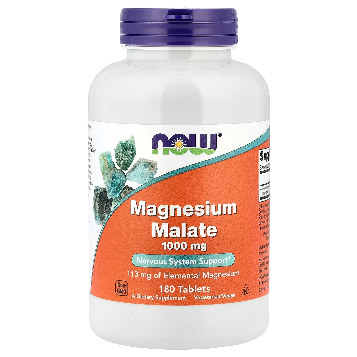 Magnesium Malate 1000 mg - 180 Tablets