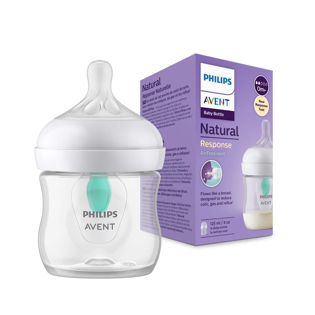 Avent Natural Response with Airfree vent baby bottle 0m+ 150ml