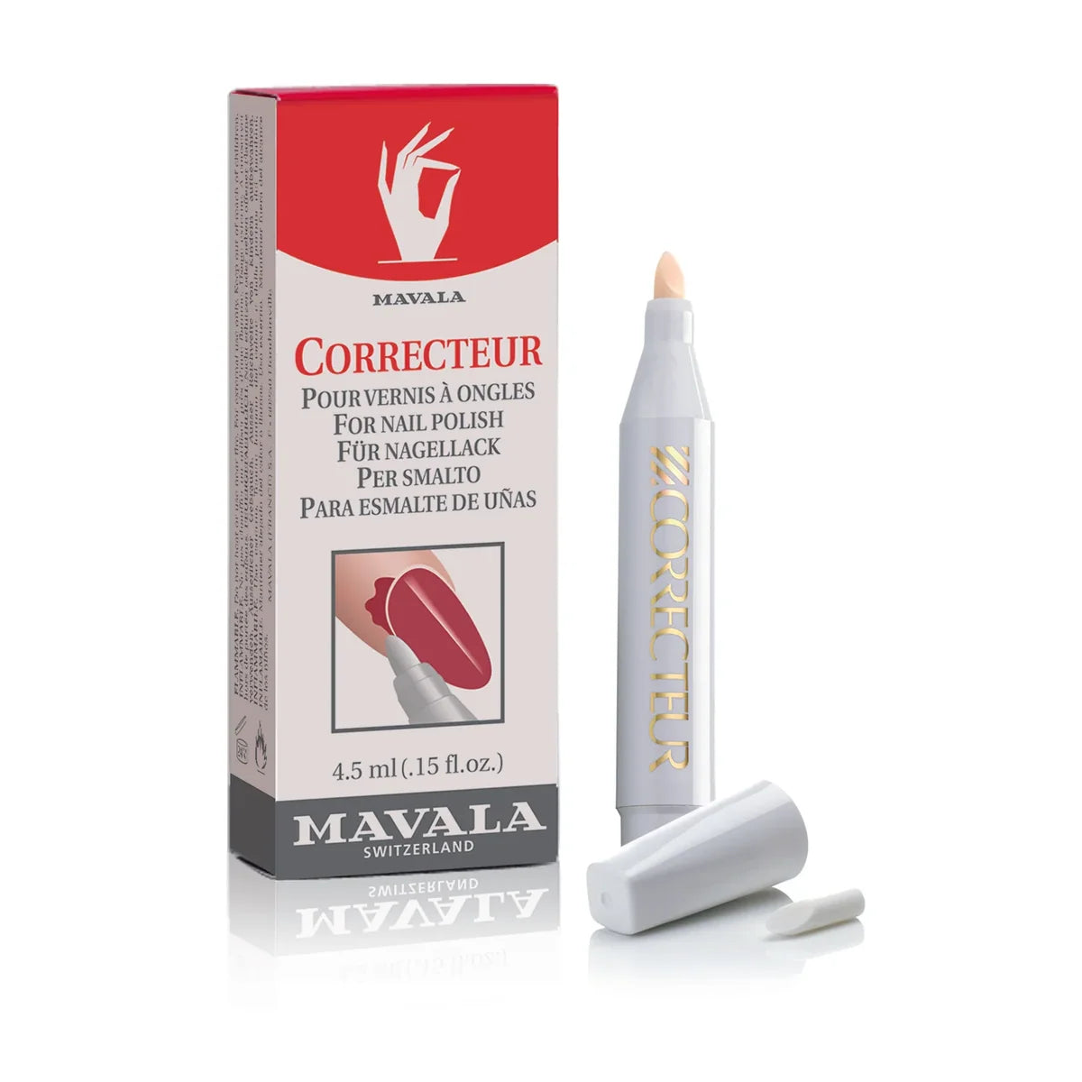 Correcteur for nail polish