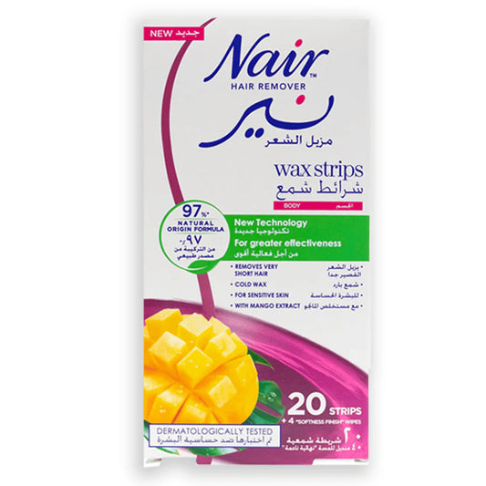 Nair Body Wax Strips 20s