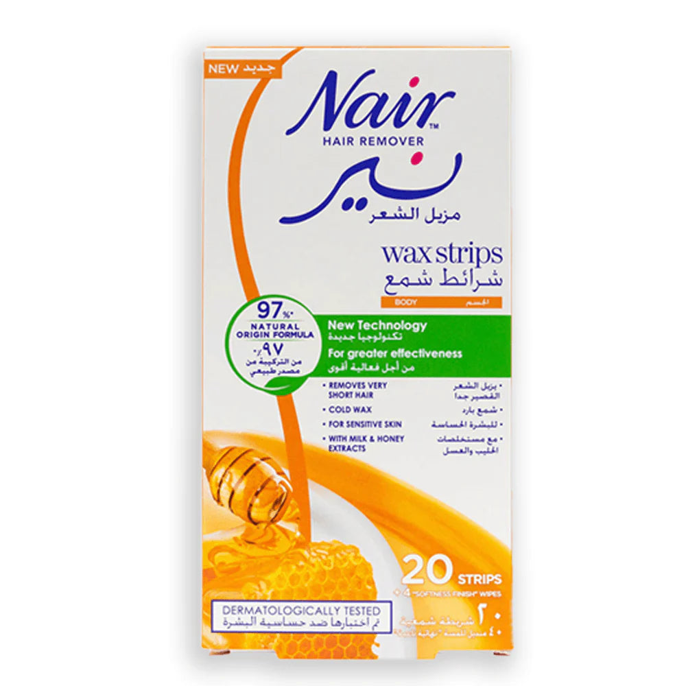 Nair Body Wax Strips 20s