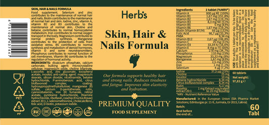 Skin, Hair & Nails formula