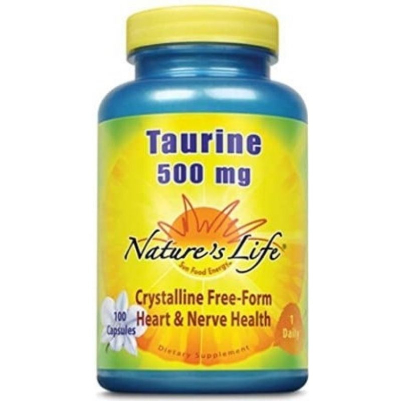 Taurine 500 Mg 100 Capsules