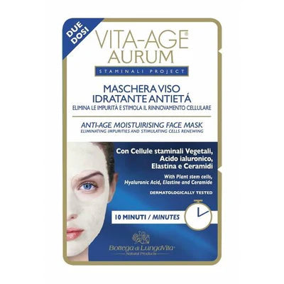 VITA-AGE AURUM MOISTURISING & ANTI-AGE FACE MASK 24 X 15ML