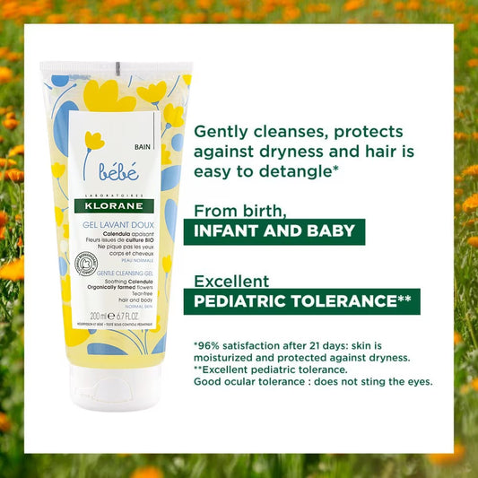 Klorane Baby Gentle Foaming Gel