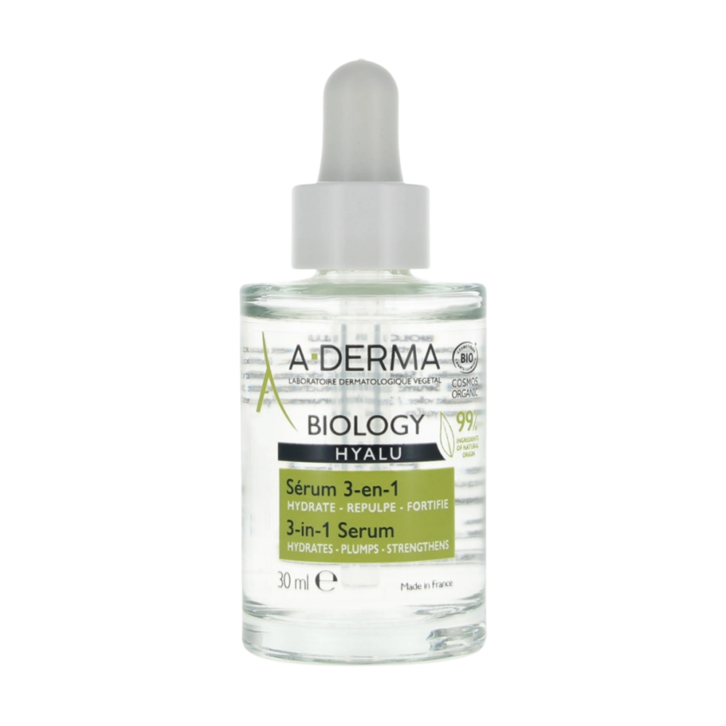 A-derma Biology Hyalu 3 in 1 Serum with Hyaluronic Acid 30ml