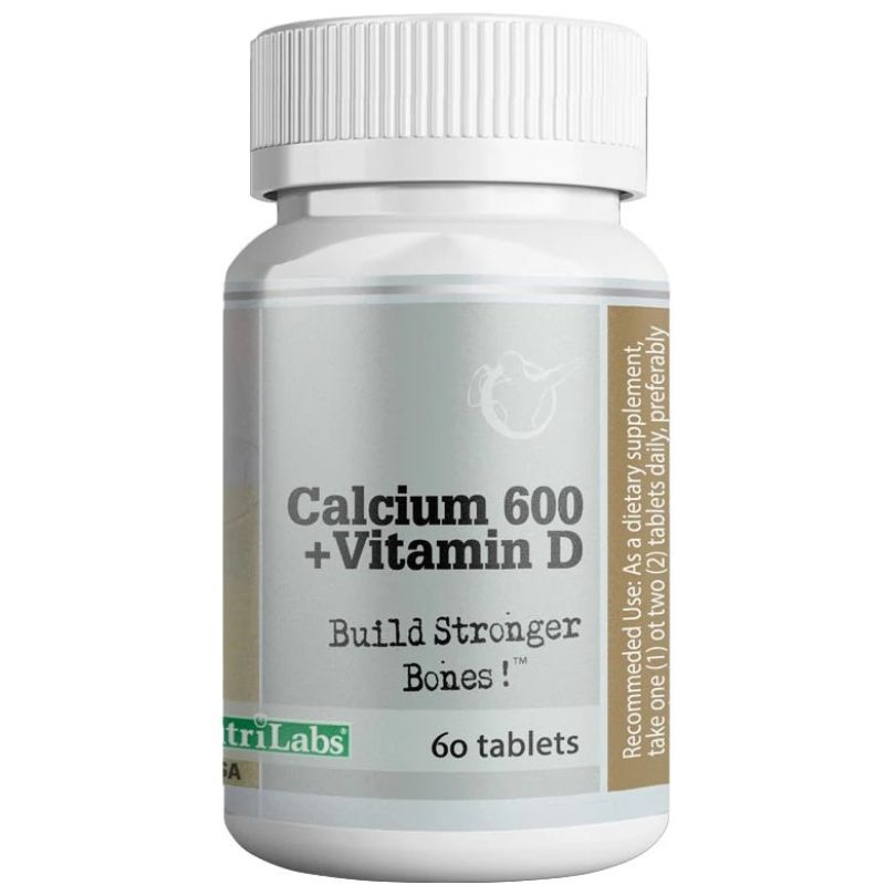 Calcium 600 Vitamin D+ (60 Tablets)