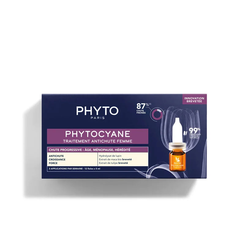 Anti-hair Loss Treatment For Women / Phytocyane / 12 X 5ML