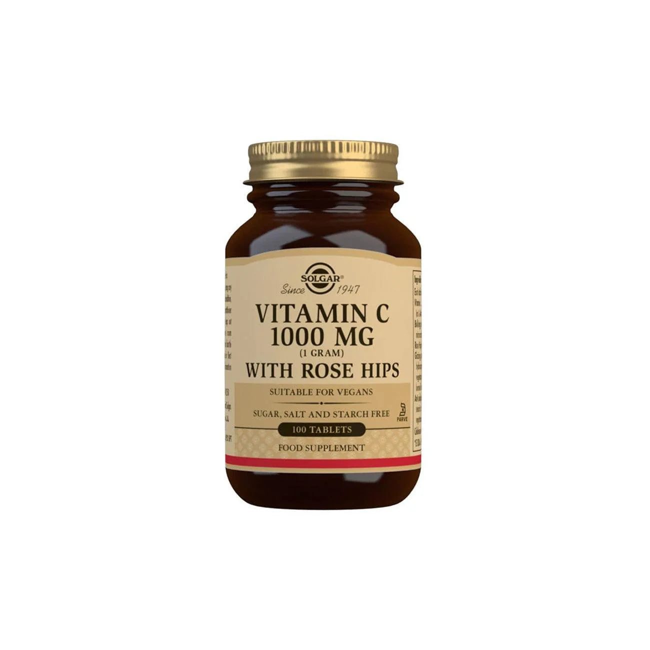 Solgar Vitamin C 1000 mg with Rose Hips