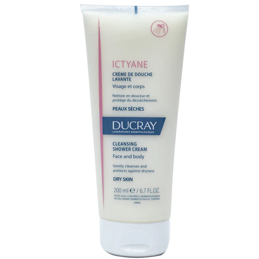 Ducray Ictyane Anti-Dryness Cleansing Shower Cream 200ml