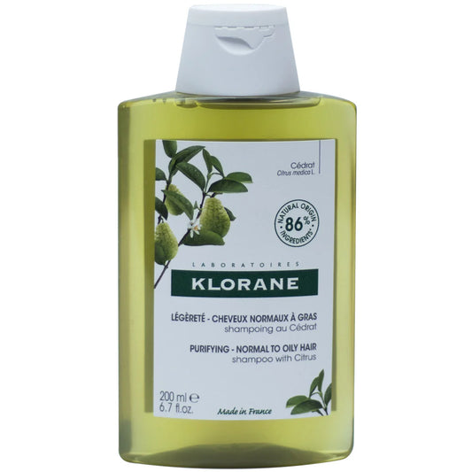Klorane Vitamin Shampoo with Citron 200ml