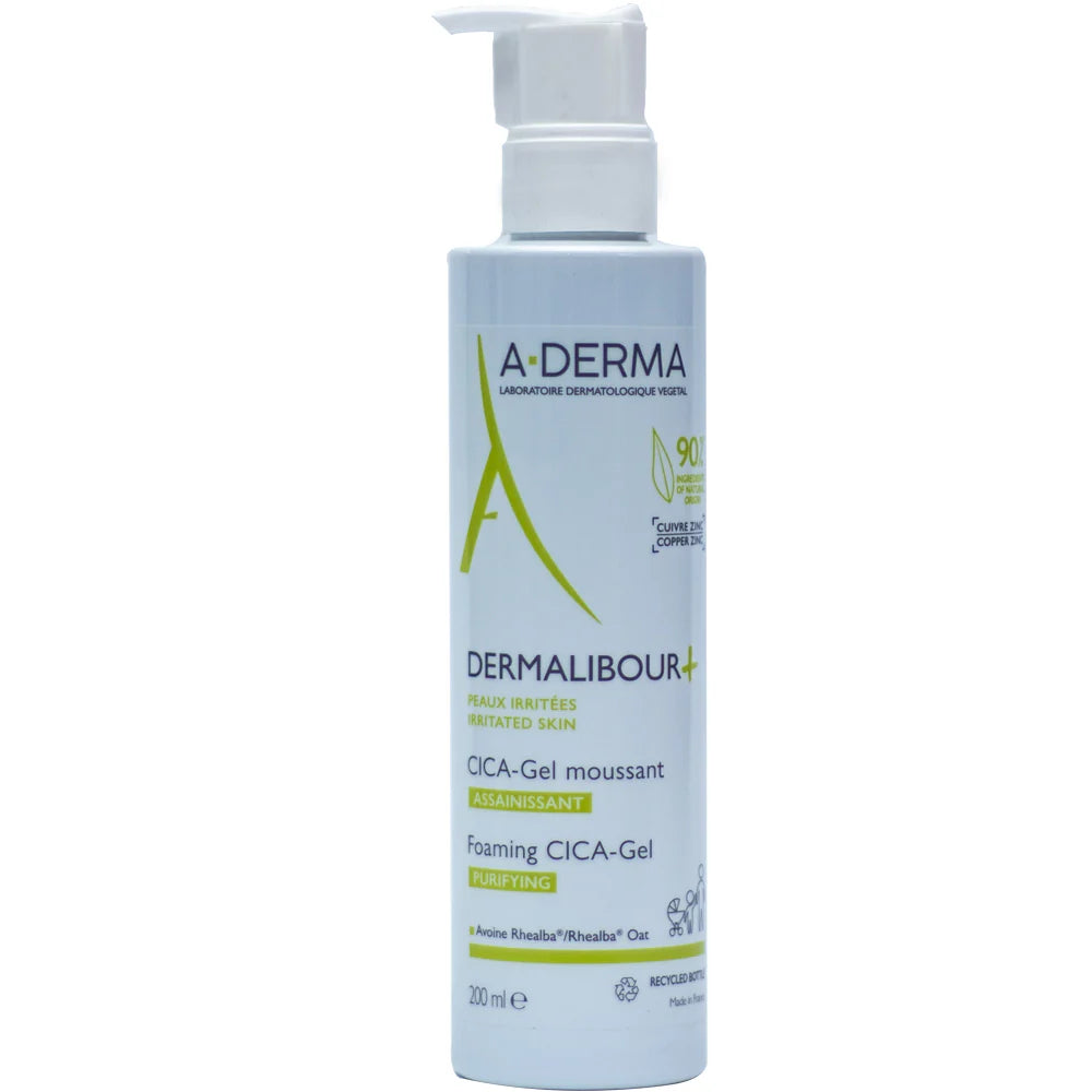 A-derma Dermalibour+ Cica-Sanitizing Foaming Gel 200ml