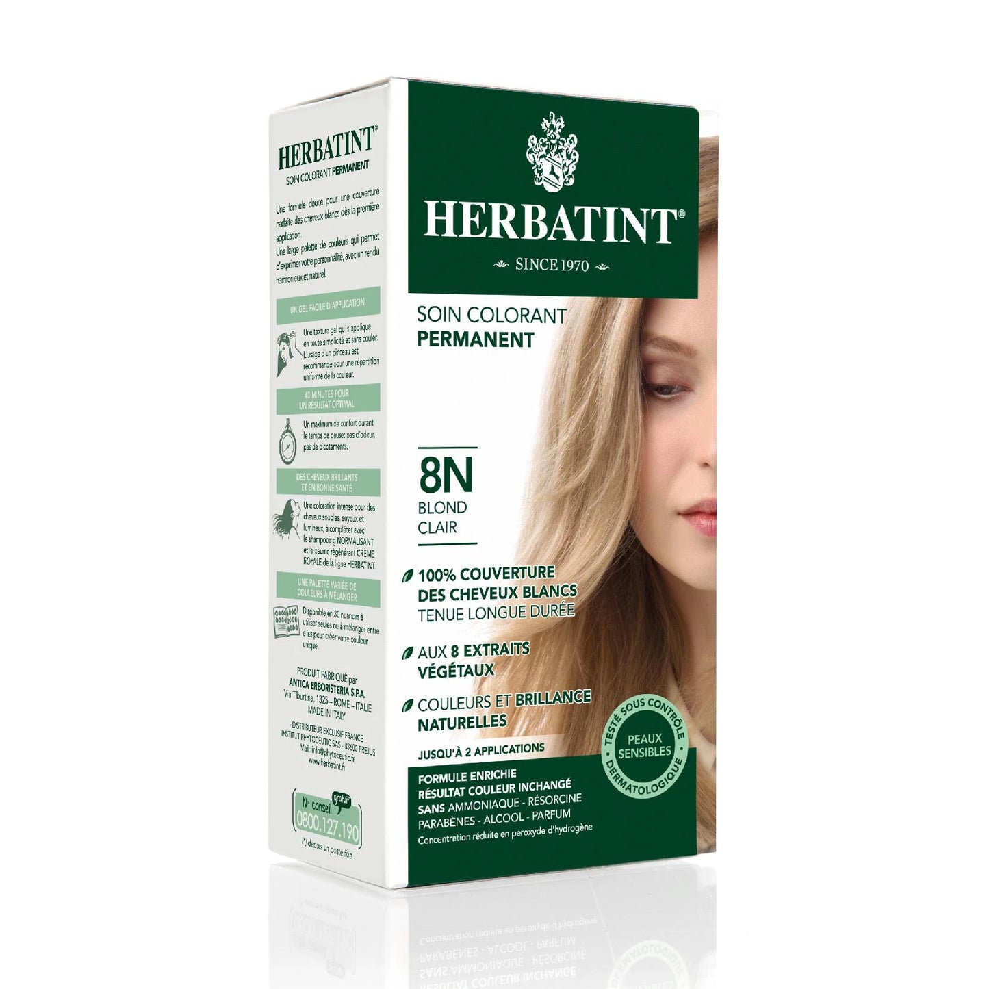 Herbatint Light Blonde 8n 150ML