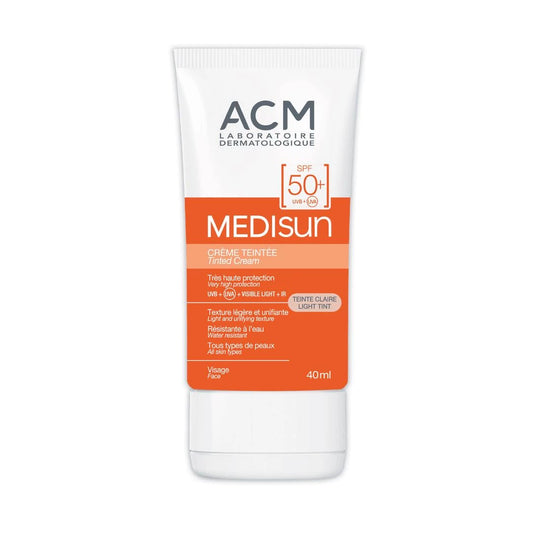 Medisun tinted cream spf 50+ light tint- 40ML