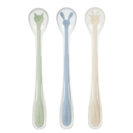 bebeconfort 3 Soft Silicone Spoons 4M+