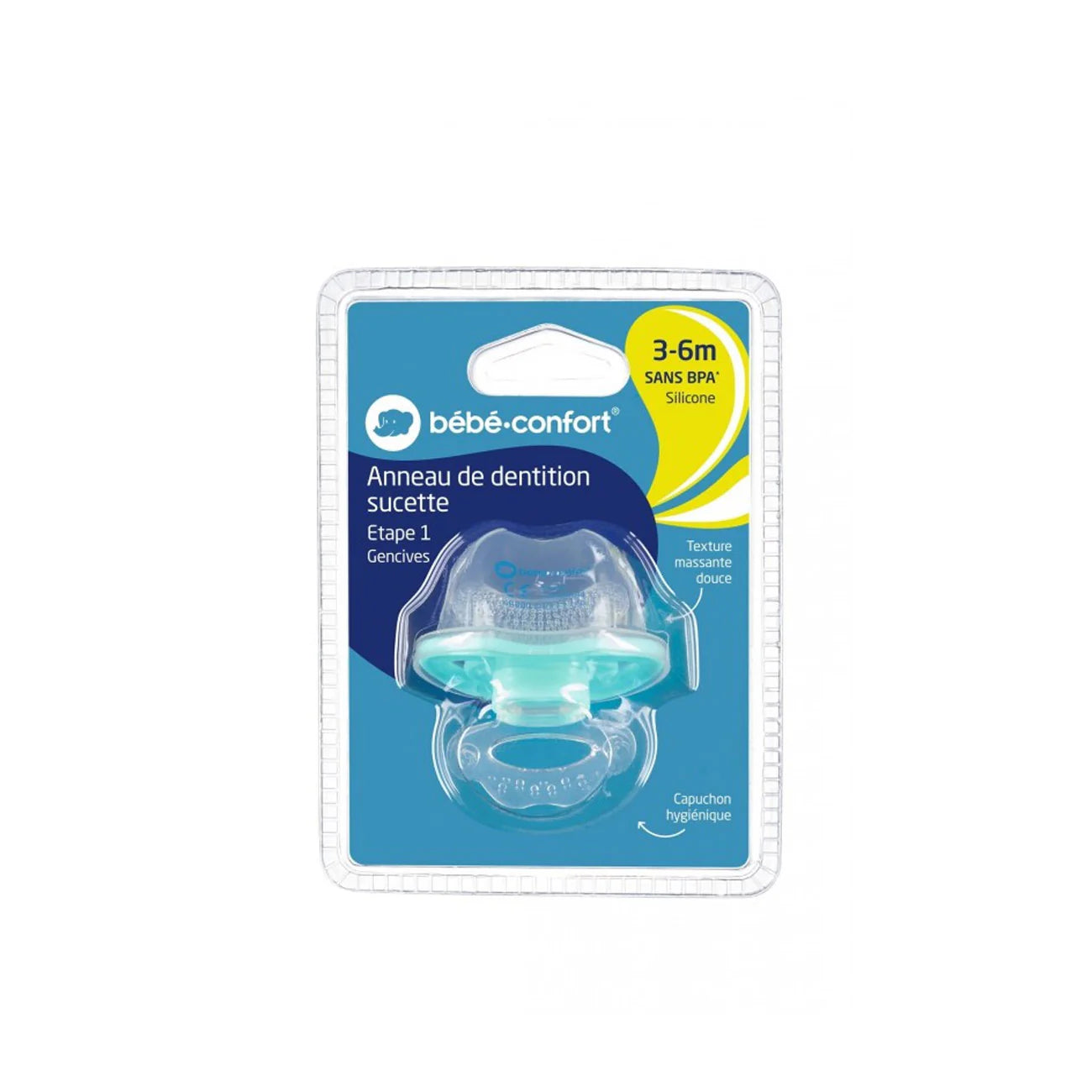 bebeconfort Teething Soother Stage 1 Mineral Blue