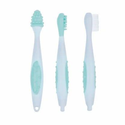 bebeconfort Set of 3 Toothbrushes + Bag