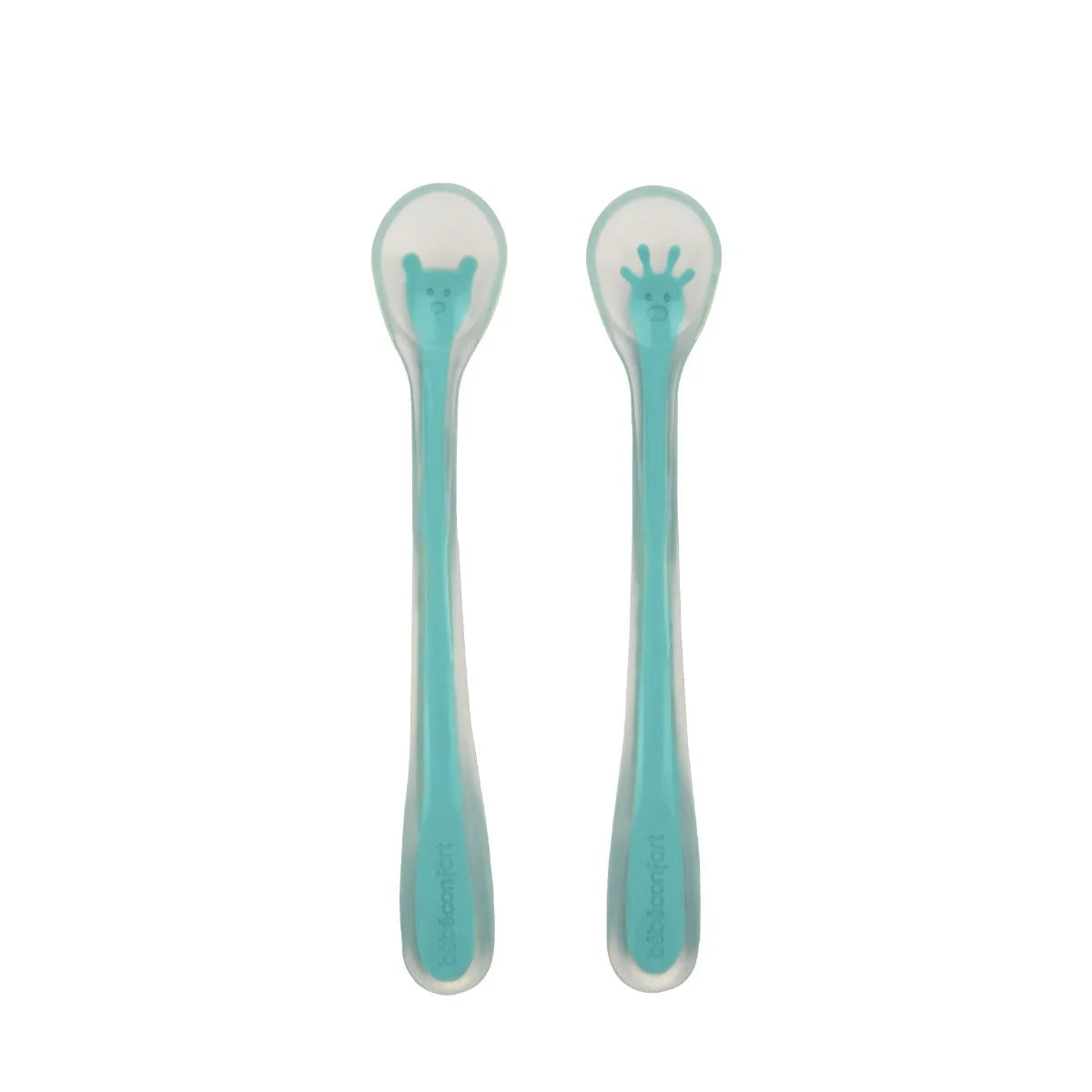 bebeconfort Soft Silicone Spoons - Set of 2