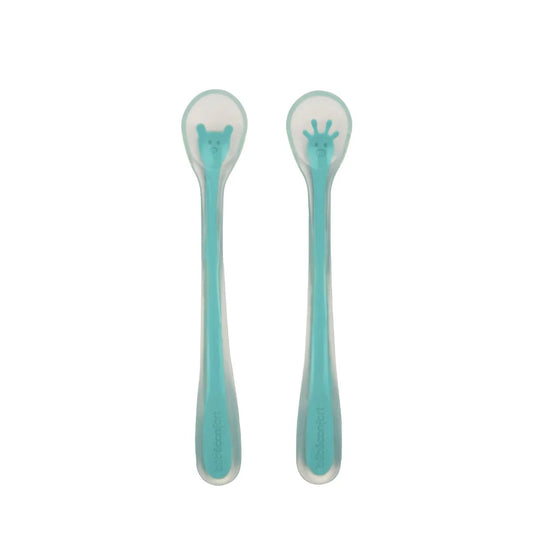 bebeconfort Soft Silicone Spoons - Set of 2