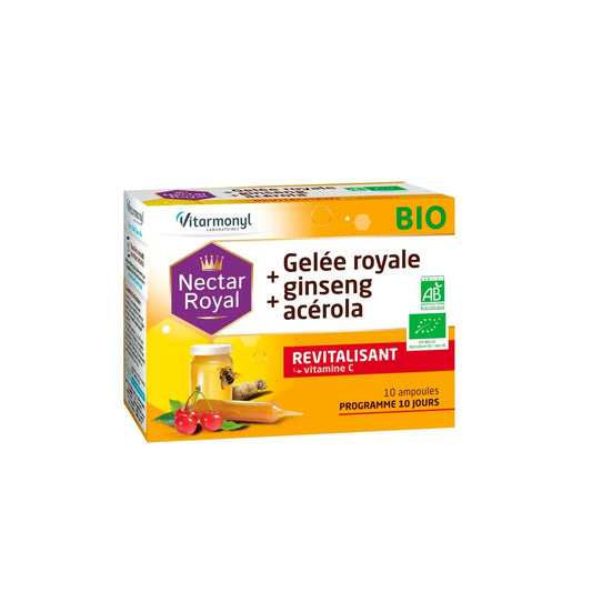 Vitarmonyl Nectar Gelee Royal Ginseng Ace 10 Ampoules