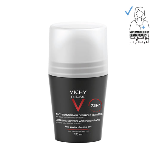 Vichy Homme 48 Hour Anti-Perspirant/Stain Deodorant for Men 50ml