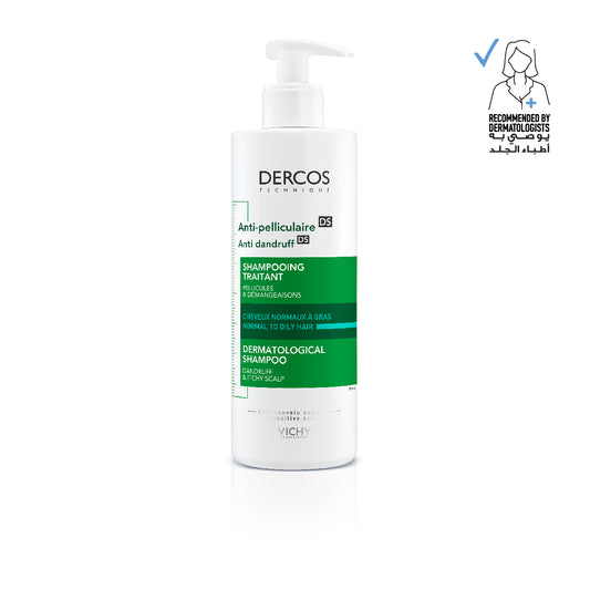 Vichy Dercos Anti Dandruff Shampoo for Normal to Oily hair 400ml