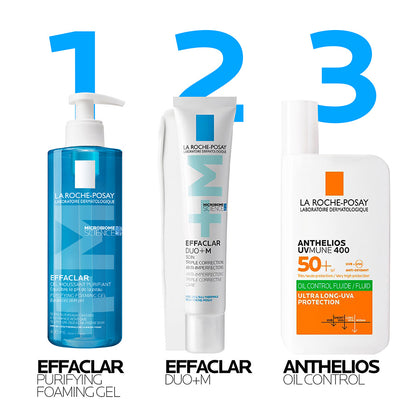 La Roche-Posay Effaclar Acne Foaming Cleansing Gel for Oily and Acne Prone Skin 400ml