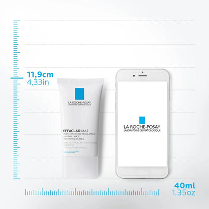 La Roche-Posay Effaclar MAT Mattifying Moisturizer for Oily Skin 40ml
