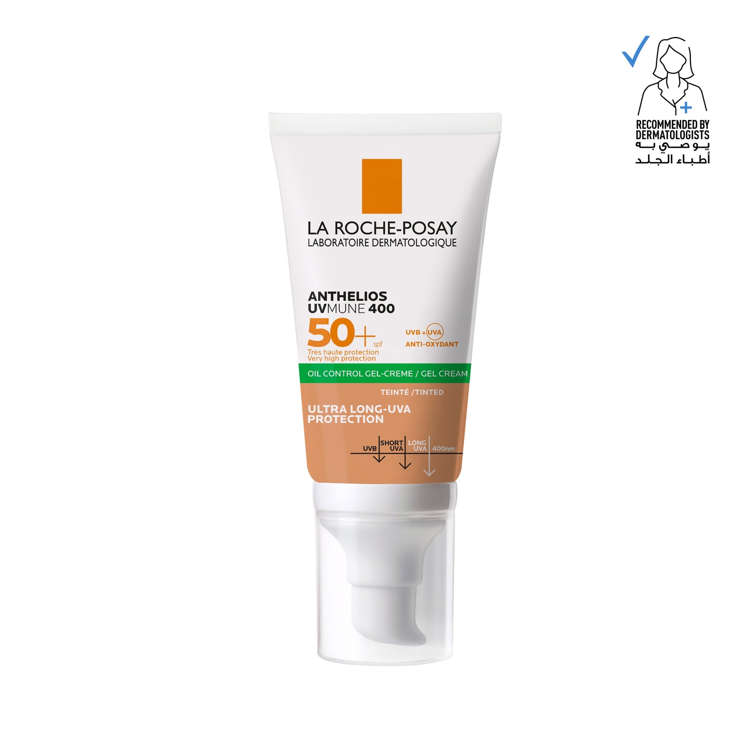 La Roche-Posay Anthelios UVMune 400 Tinted Oil Control Gel Cream SPF 50+ 50 ml