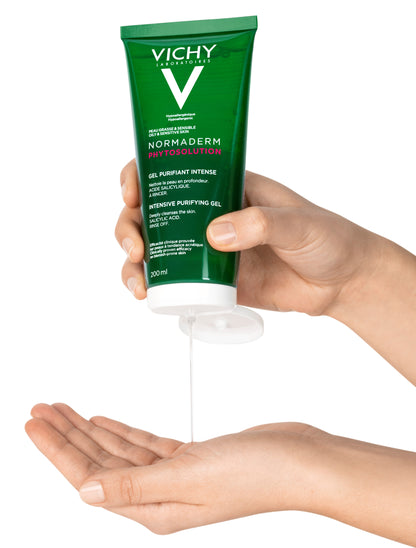 Vichy Normaderm 3 in 1 Cleanser, Scrub & Mask for Oily/Acne Skin with salicylic  & glycolic acid 125ml
