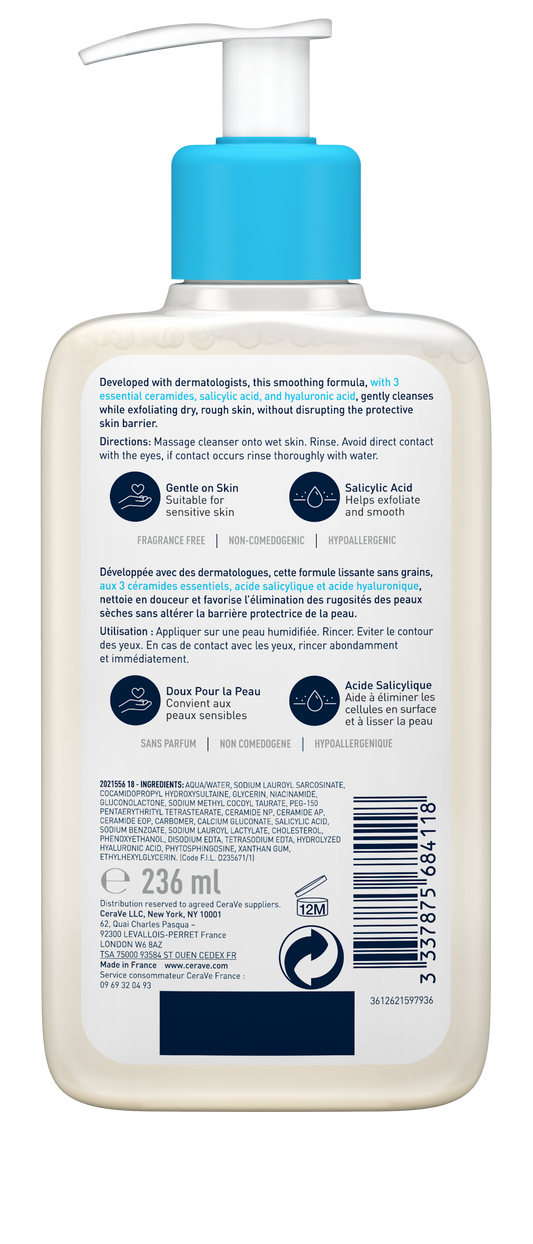 CeraVe SA Smoothing Cleanser for normal, dry and rough skin 236ml