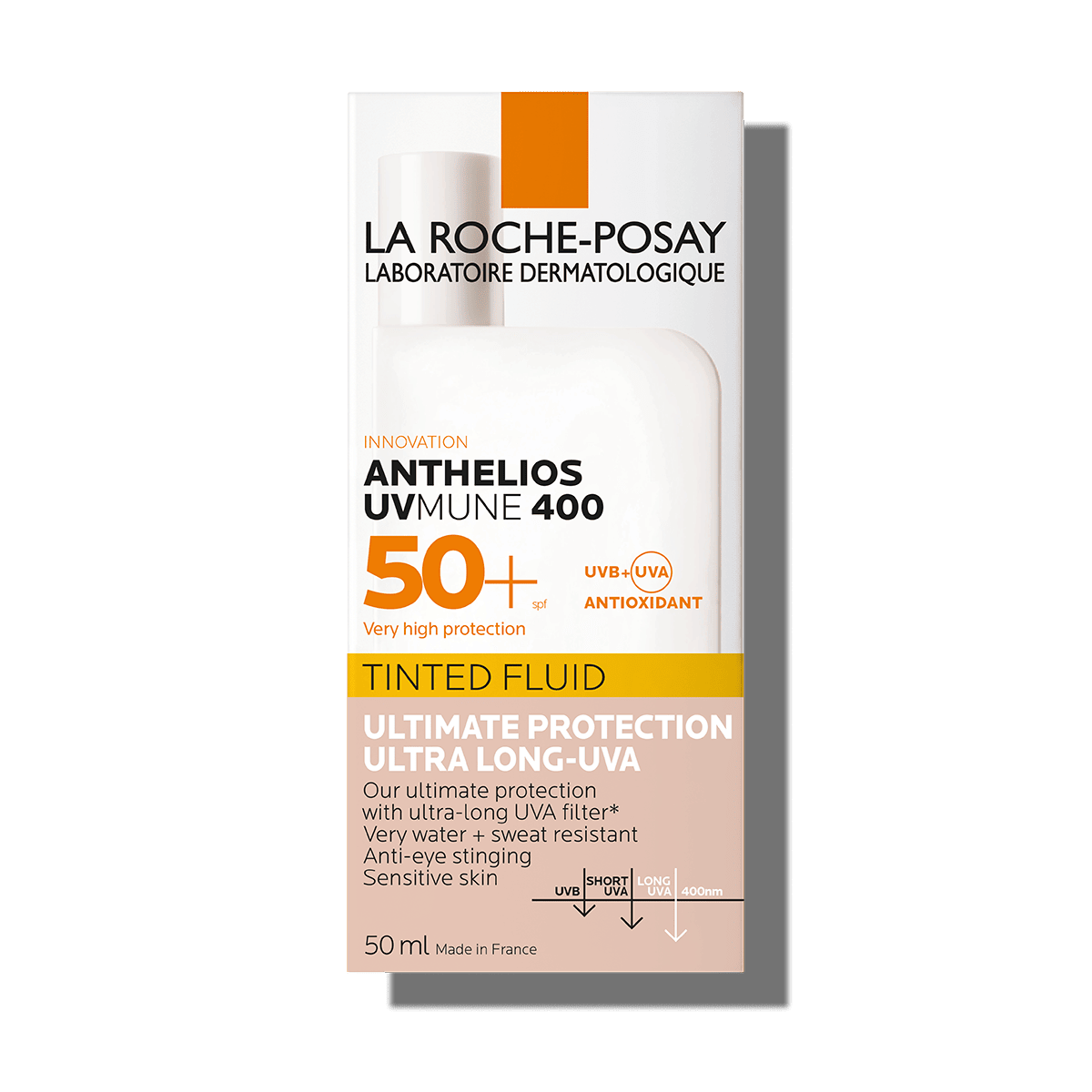 La Roche-Posay Anthelios UVMune 400 Invisible Tinted Sunscreen SPF50+ 50ml