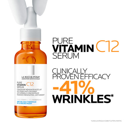 La Roche Posay 12% Pure Vitamin C Anti-Aging Face Serum For All Skin Types 30ml