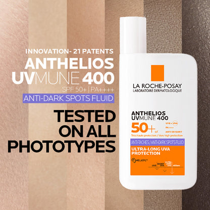 La Roche Posay Anthelios UVMUNE 400 SPF 50+  Invisible Fluid for Dark Spots 50ml