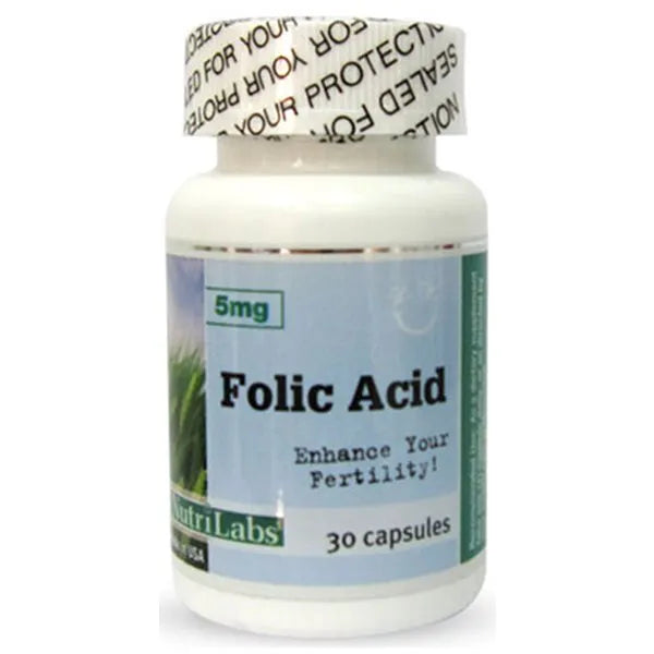 Folic Acid (30 Capsules)