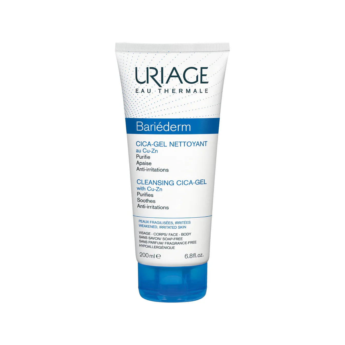 Uriage Bariéderm Cleansing Cica-Gel with Cu-Zn 200ml
