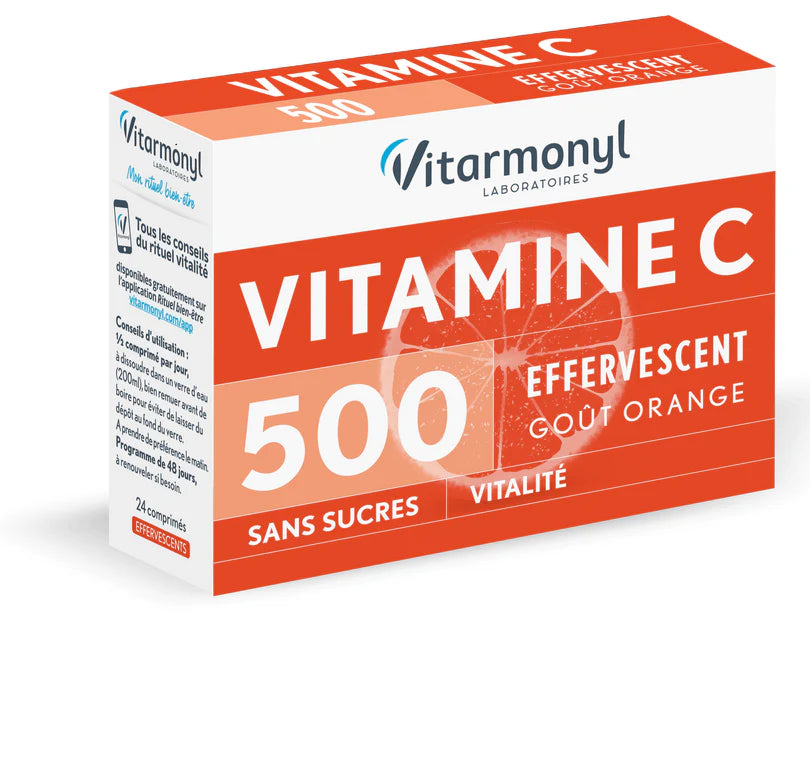 Vitarmonyl Vitamin C 500 Effervescent SS 24 Tabs