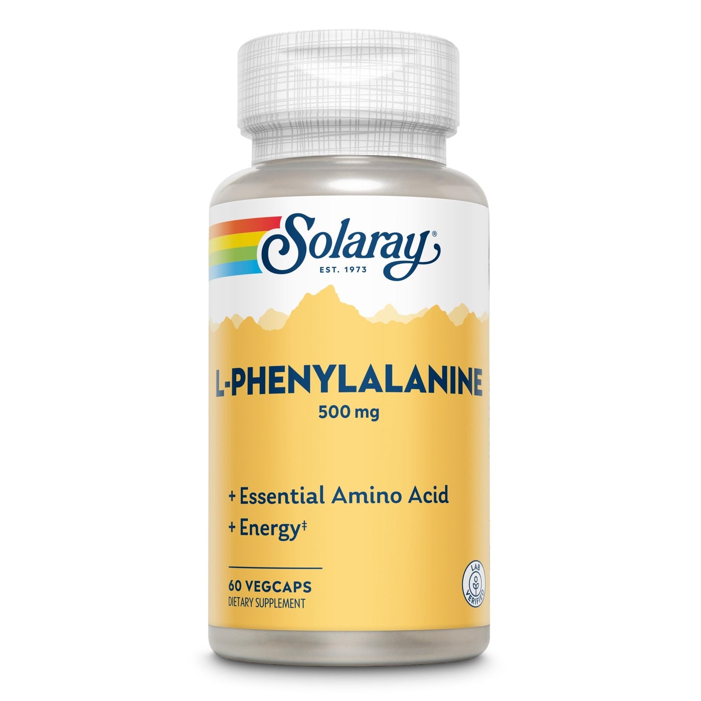 L-Phenyl Alanine Free-Form 500 mg. 60 caps