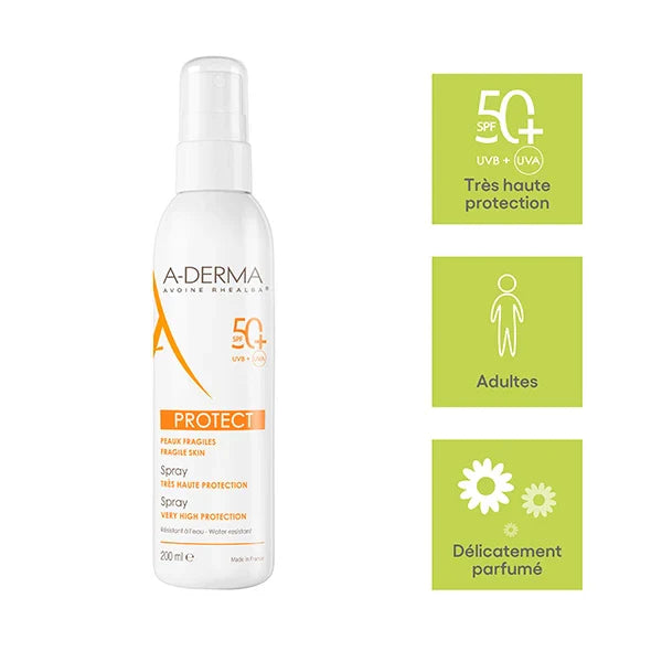 A-derma Protect Spray Spf 50+ 200ml