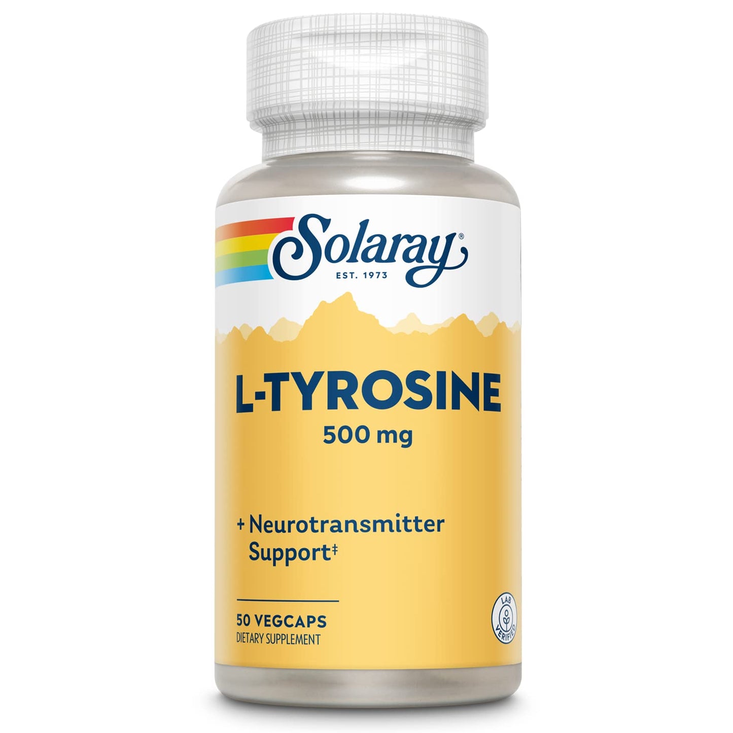 L-Tyrosine - Free Form 500 mg. 50 caps