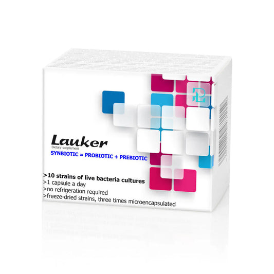 LAUKER SYNBIOTIC 20 OR 60 Capsules
