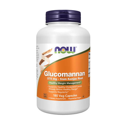 Glucomannan 575 mg - from Konjac Root (180 Veg Capsules)