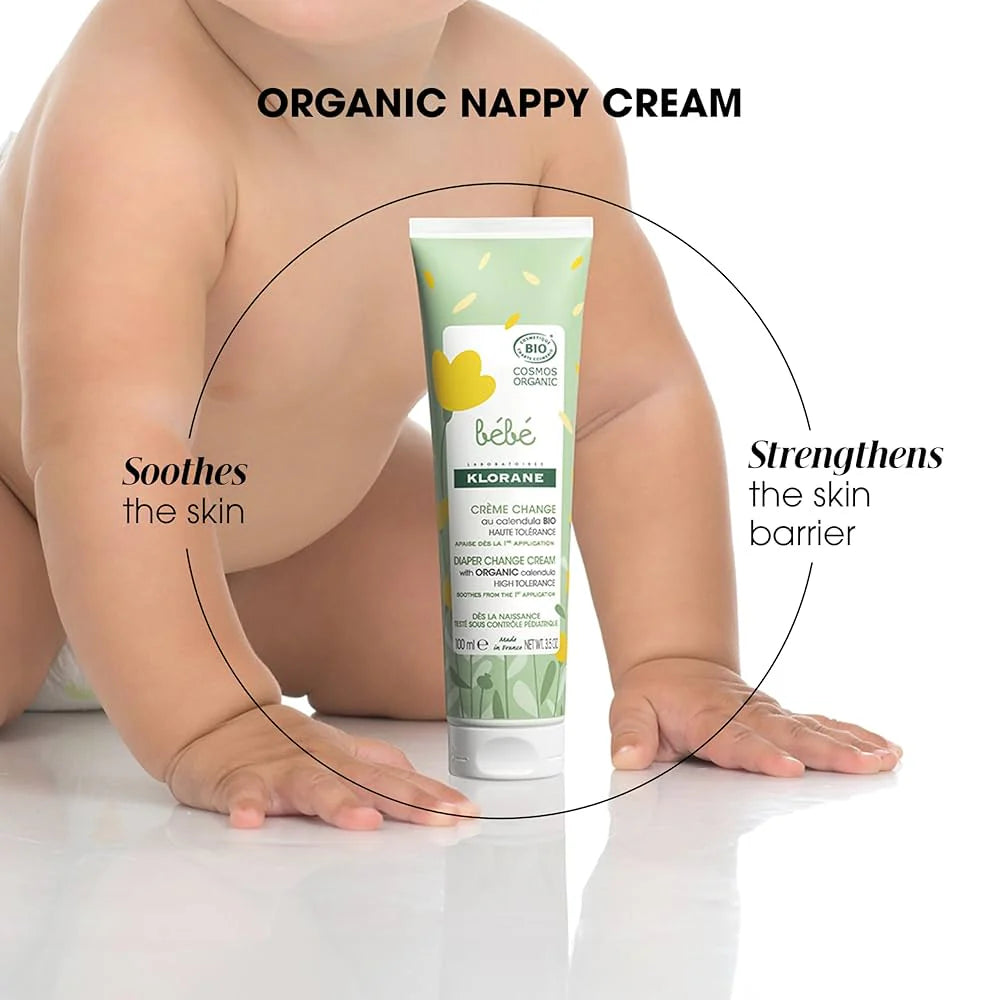 Klorane Baby Certified Organic Change Cream 100ml