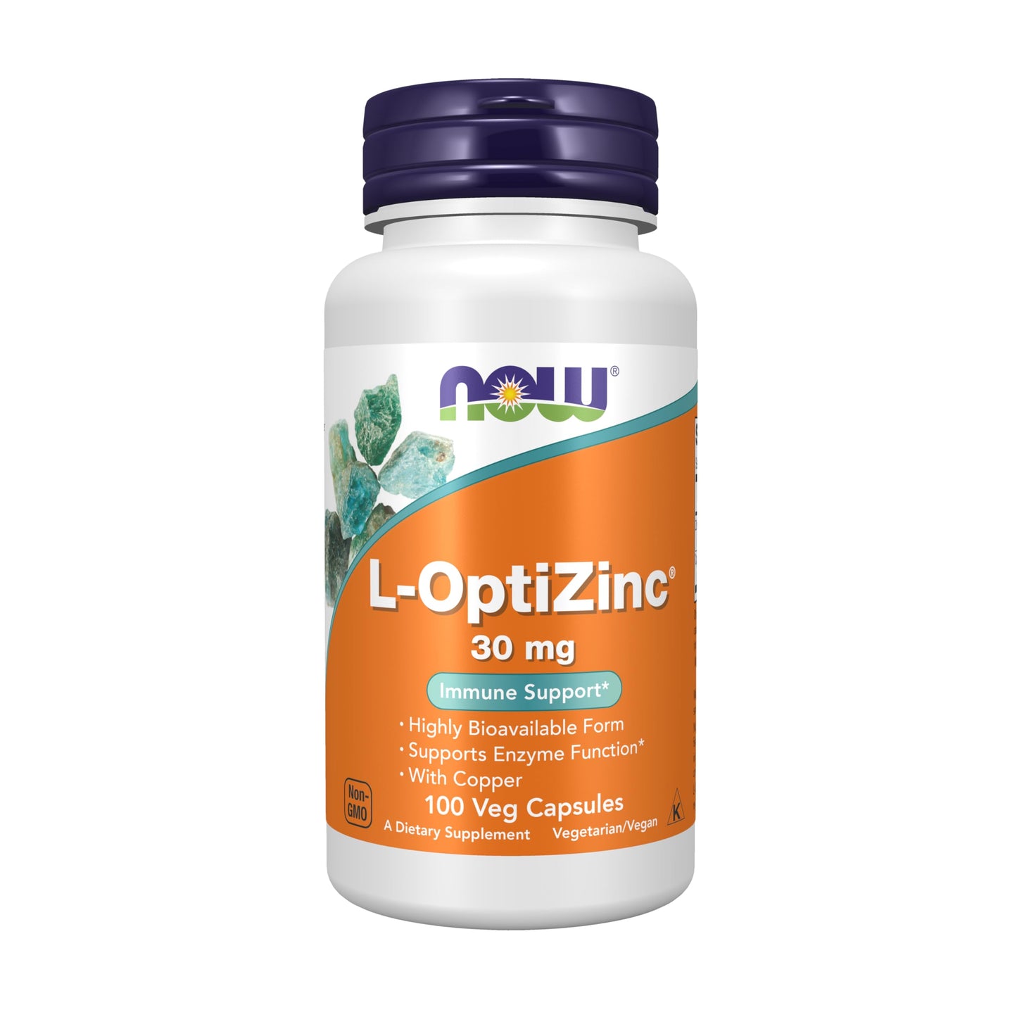 L-OptiZinc 30 mg Veg Capsules - 100 Veg Capsules