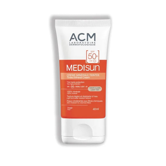 Medisun tinted mineral cream spf 50+ light tint-40ml